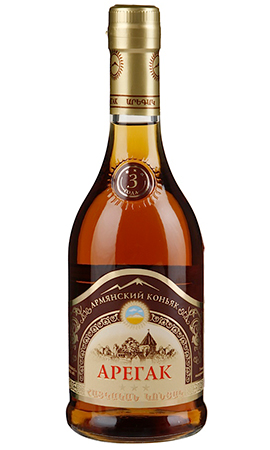 коньяк Арегак три звезды