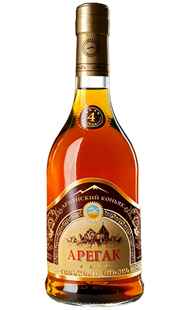 коньяк Арегак четыре звезды