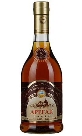 коньяк Арегак пять звезд