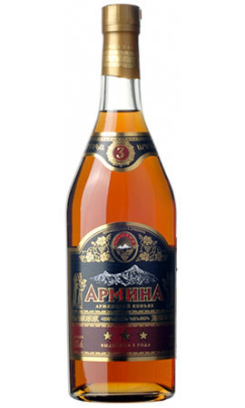 коньяк Армина 3 Звезды Черный
