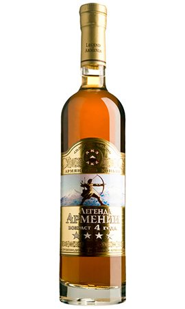 коньяк Легенда Армении 4 звезды
